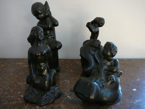 Just Andersen figurer lot af 4 stk - Image 5