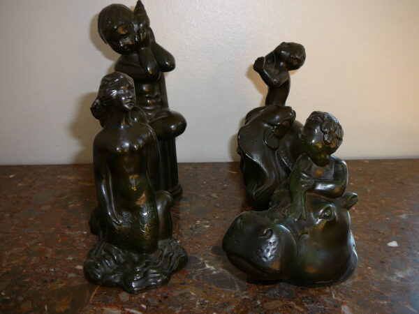Just Andersen figurer lot af 4 stk - Image 4
