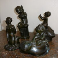 Just Andersen figurer lot af 4 stk