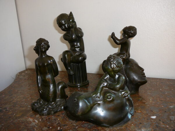 Just Andersen figurer lot af 4 stk