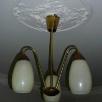 3 armet 50'er loftlampe stilnovo stil