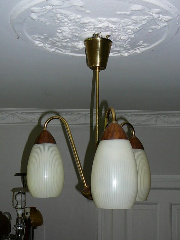 3 armet 50'er loftlampe stilnovo stil - Image 2