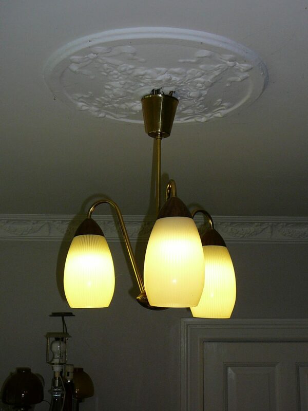 3 armet 50'er loftlampe stilnovo stil - Image 3