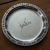 Georg Jensen coaster af sterlingsølv