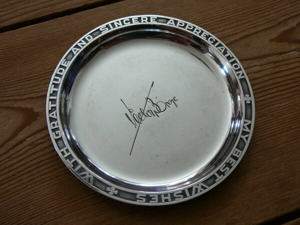 Georg Jensen coaster af sterlingsølv