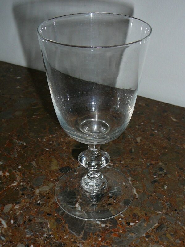 Christian VIII Rødvins Berlinois glas uden slibning - Image 2