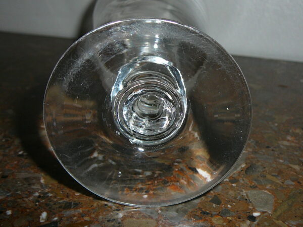Christian VIII Rødvins Berlinois glas uden slibning - Image 6