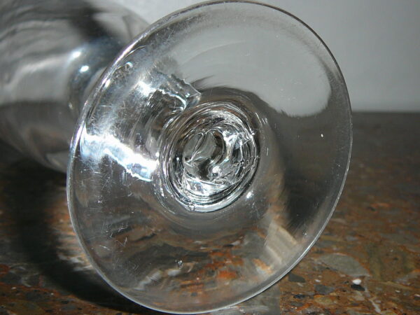 Christian VIII Rødvins Berlinois glas uden slibning - Image 5