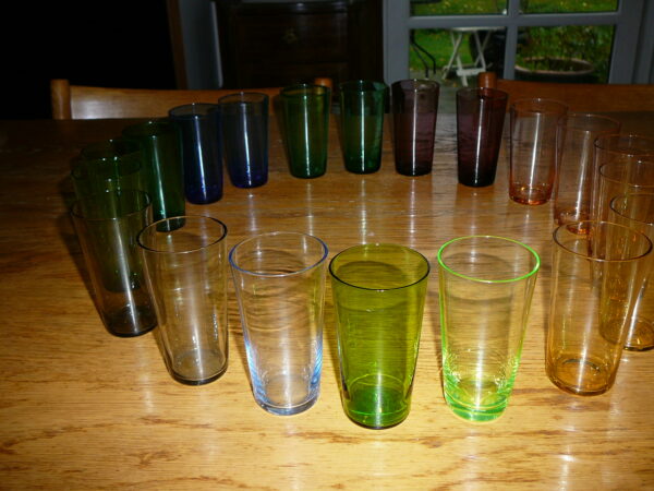 Kulørte sodavandsglas fra Holmegaard - Image 4