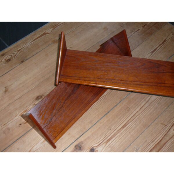 2 stk sengeborde i teak - Image 3