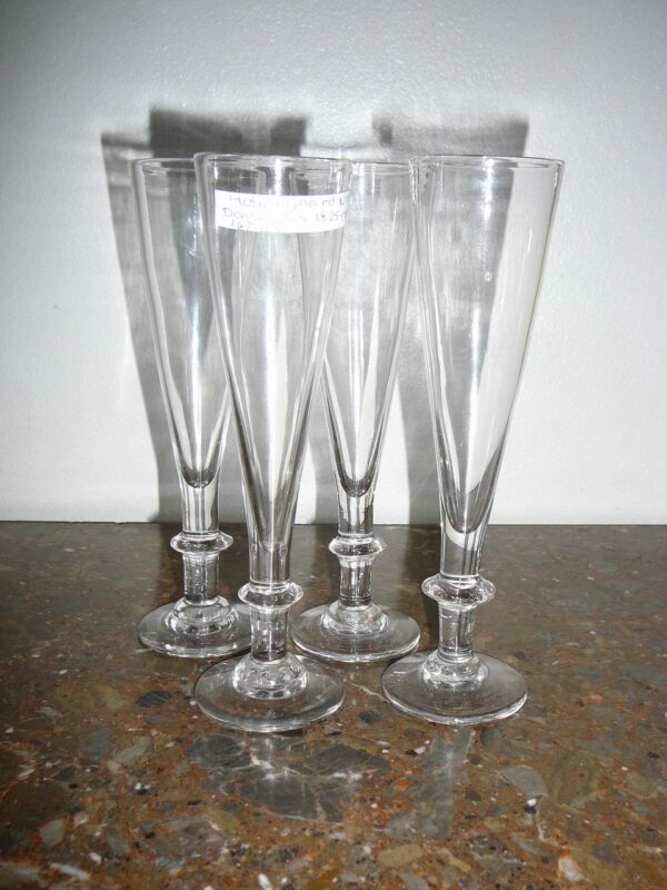 Antikke champagneglas nr.4 1853 Holmegaard - Image 2