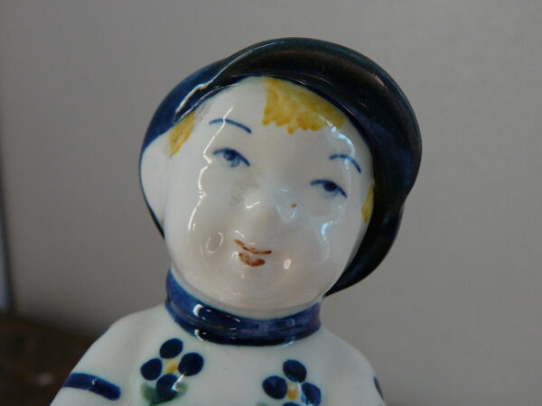Aluminia fajance figur Lillebror 1942 - Image 4