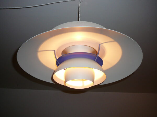 PH5 hvid loftlampe som ny - Image 5