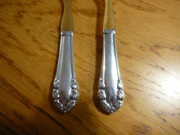 Georg Jensen Liljekonval salatsæt med horn - Image 4