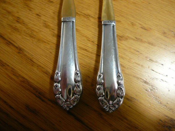 Georg Jensen Liljekonval salatsæt med horn - Image 3