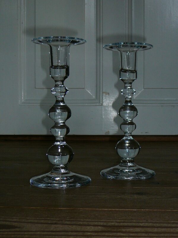 Et par glas lysestager Charlotte Amalie Holmegaard - Image 2
