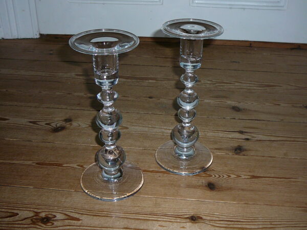Et par glas lysestager Charlotte Amalie Holmegaard - Image 3