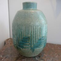 Stor Saxbo Vase i stentøj E.ST.N