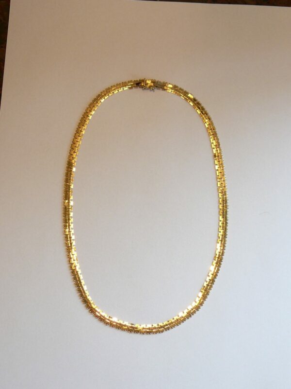 Guld collier 18k 750 Frank Frederiksen
