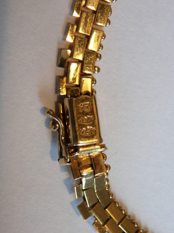 Guld collier 18k 750 Frank Frederiksen - Image 6
