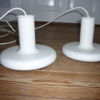 2 stk Optima 5 pendler i mat hvid
