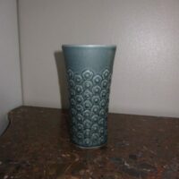 Azur vase i blå/grå glasur IHQ