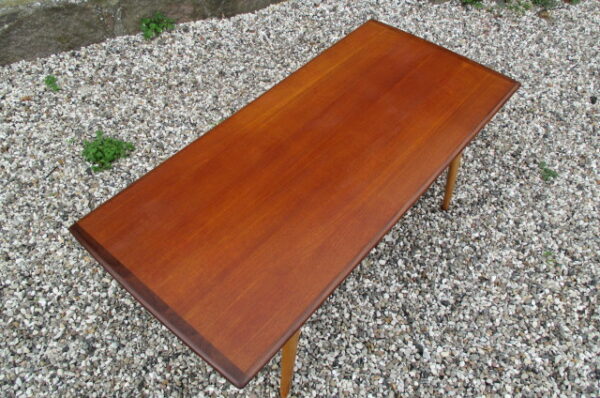 Teak Sofabord med stel af bøgetræ - Image 7
