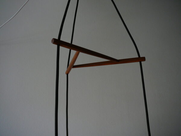 Mid Century suspension lamp Carl Thore / Jo Hammerborg teak ophæng - Image 6