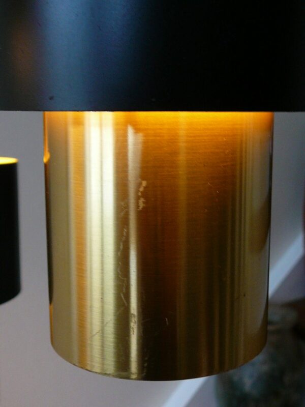 Etna Jo Hammerborg Trio Mid Century suspension lamp teak ophæng - Image 8