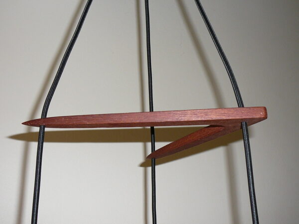 Etna Jo Hammerborg Trio Mid Century suspension lamp teak ophæng - Image 9