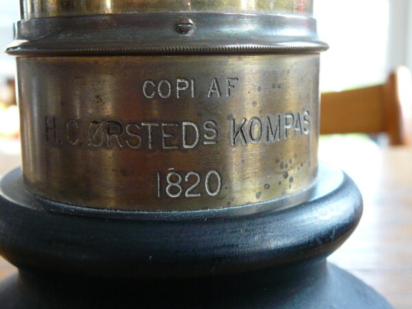 Messing kompas (Kopi af H. C. Ørsteds kompas 1820-1920) - Image 2
