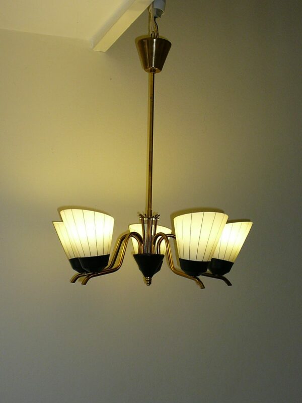 5 armet 50'er loftlampe stilnovo stil - Image 9