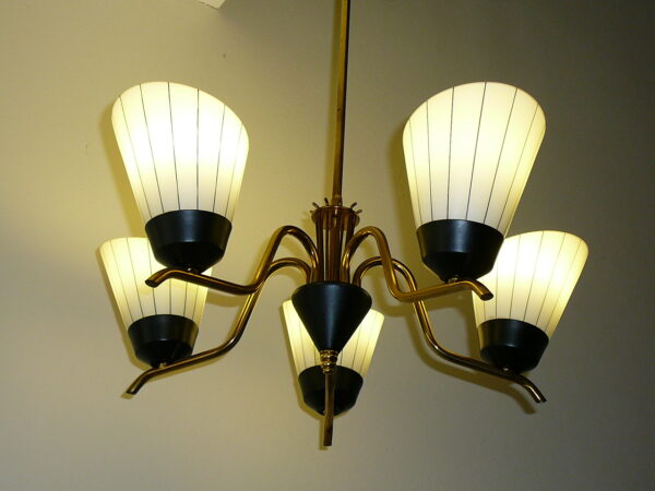 5 armet 50'er loftlampe stilnovo stil - Image 8
