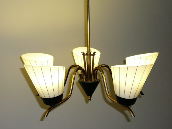 5 armet 50'er loftlampe stilnovo stil - Image 6