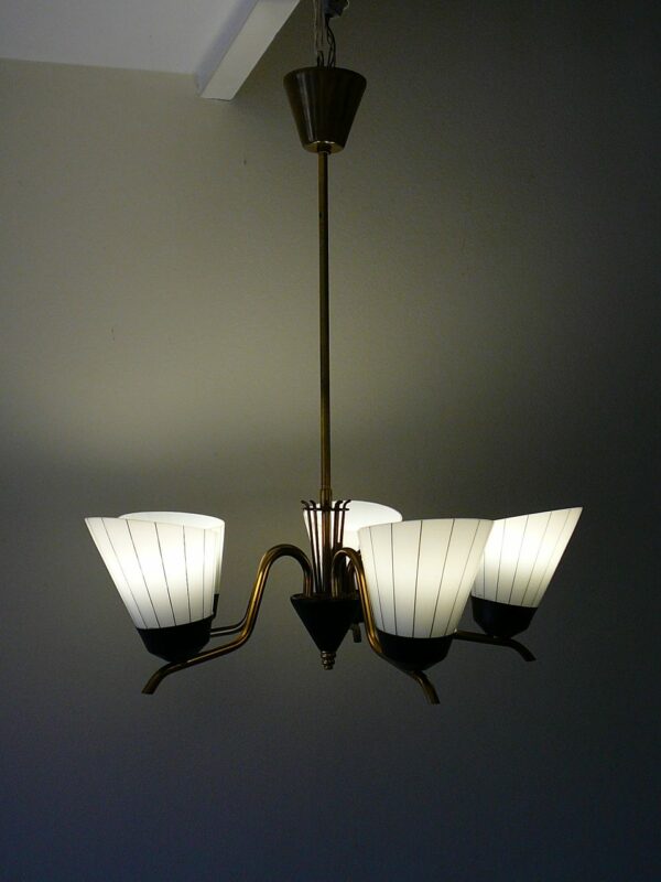 5 armet 50'er loftlampe stilnovo stil - Image 2