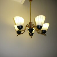 5 armet 50'er loftlampe stilnovo stil