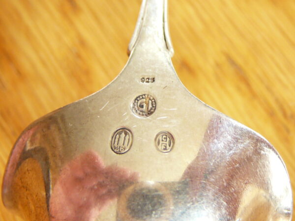 Georg Jensen Liljekonval Sterling sølv flødeske fra 1926 - Image 5