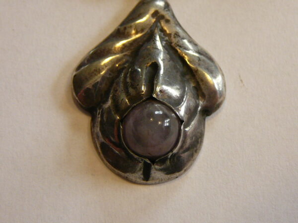 Knud Georg Jensen 826 sølv art nouveau broche - Image 6