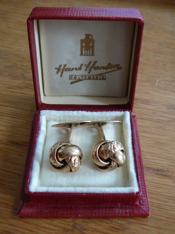 Manchetknapper 14k 585 Bernard Hertz