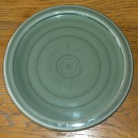 Stentøjs fad med Celadon glasur Hans Henrik Hansen
