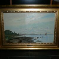 Oliemaleri Alfred Olsen marine