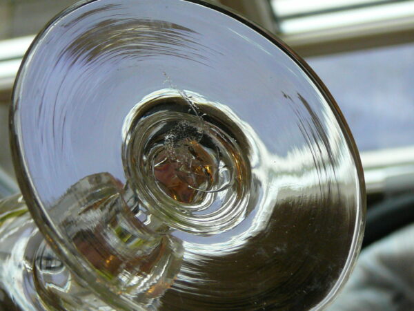 Christian VIII Porter Berlinois glas uden slibning - Image 4
