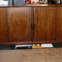 Mid century Highboard Rosewood Palisander Omann Junior