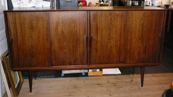 Mid century Highboard Rosewood Palisander Omann Junior