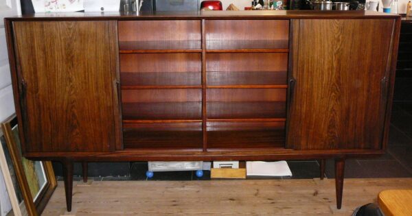 Mid century Highboard Rosewood Palisander Omann Junior - Image 3
