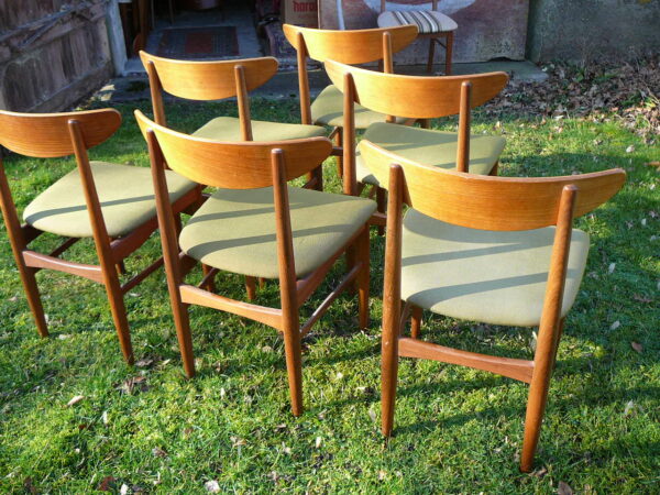 6 teak spisebordsstole fra Skovby møbelfabrik 1969 - Image 4