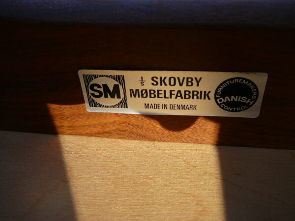 6 teak spisebordsstole fra Skovby møbelfabrik 1969 - Image 7