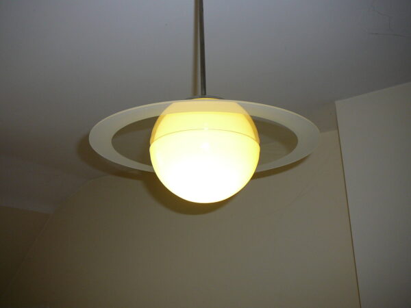 Art Deco Saturn pendel - Image 8