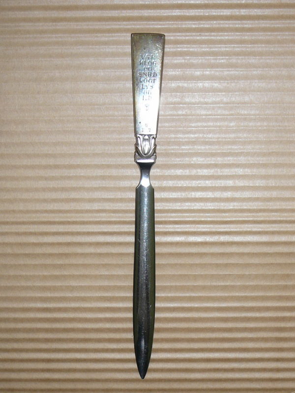 Georg Jensen brevkniv sterling sølv