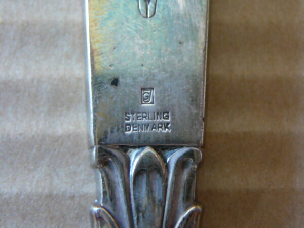 Georg Jensen brevkniv sterling sølv - Image 3